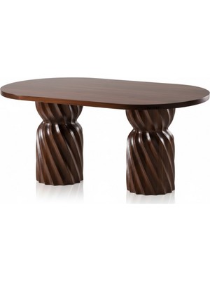 Masifart Cinara 160 Lık Burgu Oval Yemek Masası