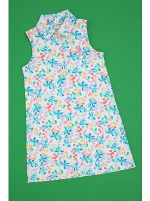 U.s. Polo Assn. Kız Çocuk Beyaz Elbise (Örme) 50325172-VR013