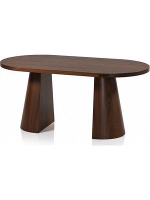 Masifart Avgusti 160 Lık Meşe Ikiz Oval Yemek Masası