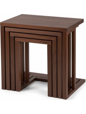 Masifart Stoke 4 Lü Kayın C Zigon Sehpa