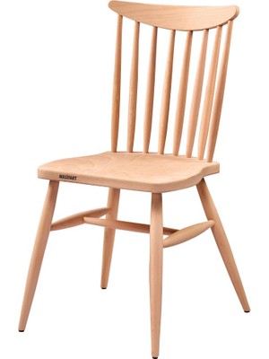 Masifart Floriano Kırlangıç Sandalye Cilasız Ham