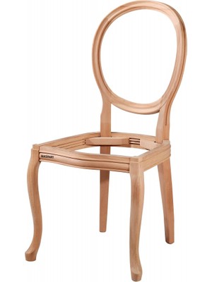 Masifart Caalum Madalyon Sandalye Cilasız Ham