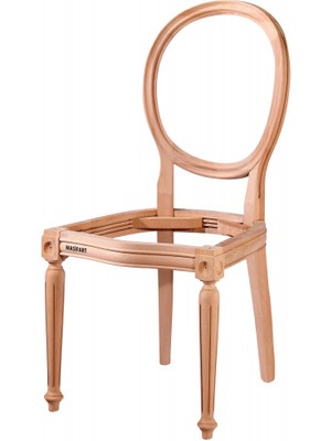 Masifart Padana Tornalı Sandalye Cilasız Ham