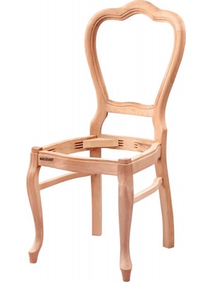 Masifart Paulin Klasik Sandalye Cilasız Ham