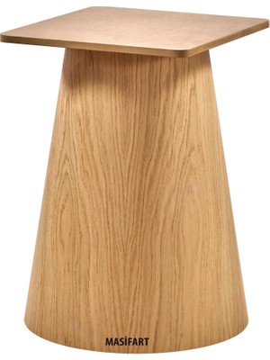 Masifart Spetus Meşe Fıçı Ayak Cilasız Ham