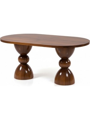 Masifart Pluvia 160 Lık Damla Oval Yemek Masası