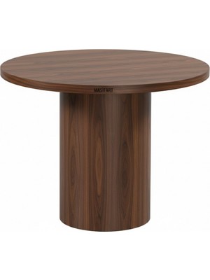 Masifart Twiska 80 Lik Kayın Dar Silindir Yemek Masası
