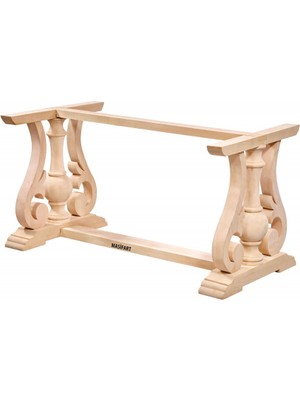 Masifart Alga Çiftli Inci Ayak Cilasız Ham