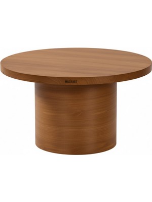 Masifart Fricare Kayın Silindir Orta Sehpa