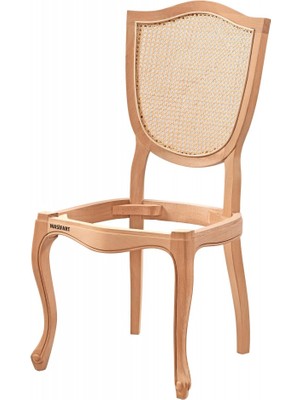 Masifart Marinel Hasırlı Mega Sandalye Cilasız Ham