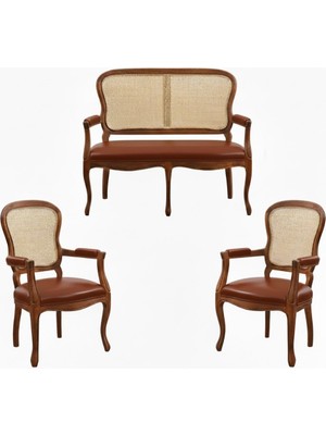 Masifart Tavian Hasırlı Klasik Çay Takımı