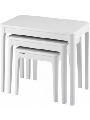 Masifart Oktober Soft Ceviz Zigon Sehpa