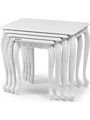 Masifart Minia Yeni Lükens Oymalı Zigon Sehpa