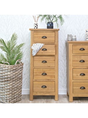 Masifart Alona 5 Çekmeceli Şifonyer