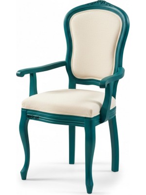 Masifart Vespa Italyan Oymalı Kollu Sandalye