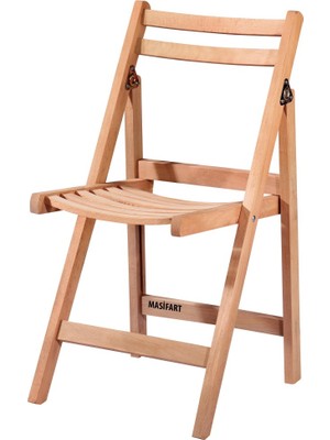 Masifart Ariadna Katlanır Sandalye Cilasız Ham