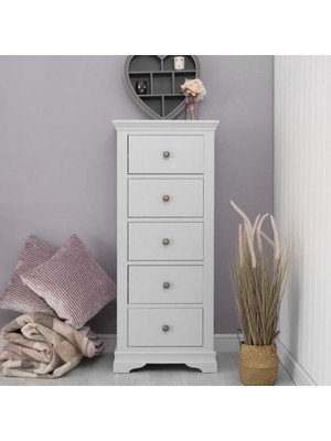 Masifart Flex 5 Cekmeceli Ince Şifonyer