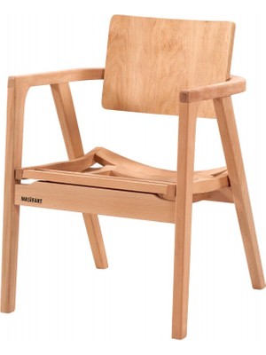 Masifart Orabil Papel U Sandalye Cilasız Ham