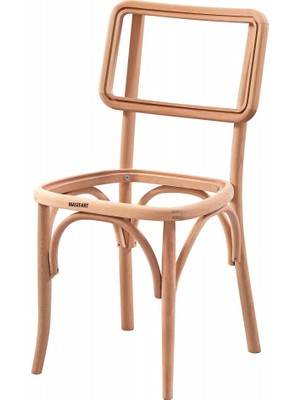 Masifart Pruna Sofa Sandalye Cilasız Ham