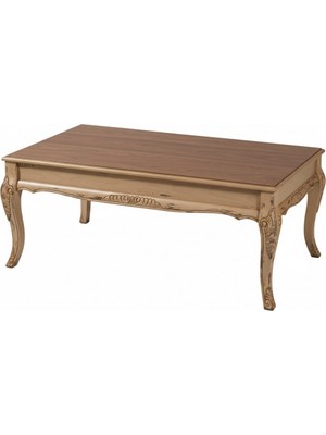 Masifart Ovis Nil Rustik Oymalı Orta Sehpa