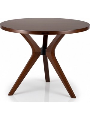 Masifart Alirio 90 Lık Kayın Poli (3 Lü) Yuvarlak Yemek Masası