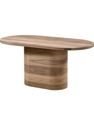 Masifart Severus 200 Lük Ceviz Ufo Oval Masa Cilasız Ham