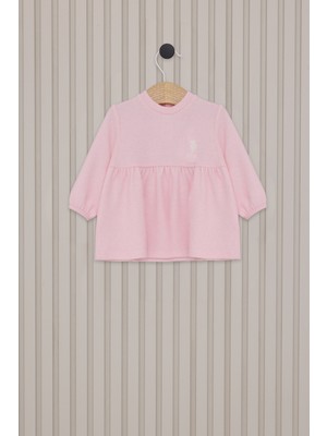 U.s. Polo Assn. Kız Bebek Açık Pembe Pijama Takım 50315418-VR078