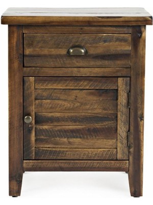 Masifart Aurely Çok Amaçlı Masif Ağaç Komodin