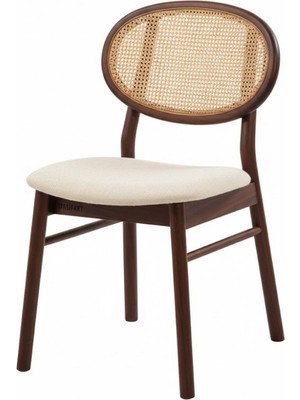 Masifart Albino Ince Hasırlı Miami Sandalye