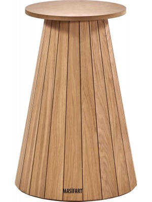 Masifart Mile Meşe Geniş Line Ayak Cilasız Ham