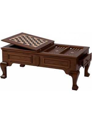 Masifart Valentin Lükens Tavla Sehpa