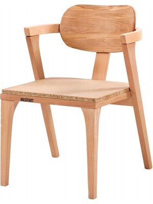 Masifart Merta Berlin Sandalye Cilasız Ham