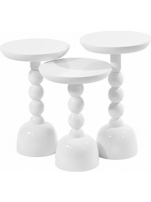 Masifart Parma Boncuk Mantar Zigon Sehpa