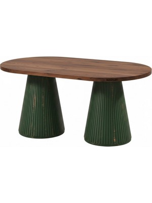 Masifart Apole 200 Lük Fıçı Çizgili Oval Yemek Masası