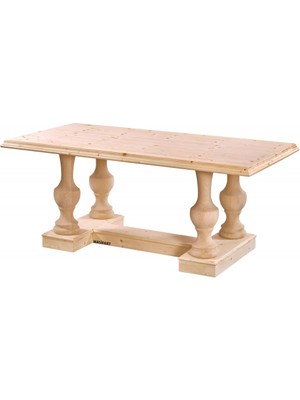 Masifart Trıe Ladin Masa Cilasız Ham