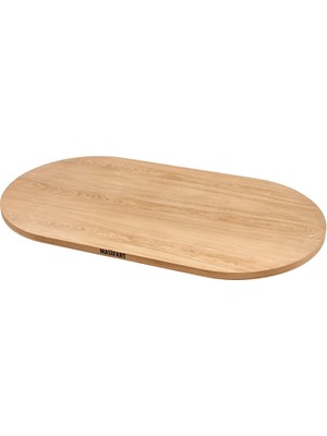 Masifart Scotia Meşe 200 Lük Oval Tabla Cilasız Ham