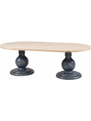 Masifart Justus 240 Lık Gana Oval Yemek Masası