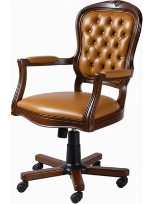 Masifart Field Oymalı Döner Koltuk