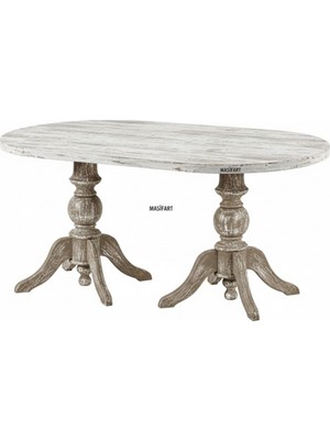 Masifart Albani 200 Lük Baba Oval Yemek Masası