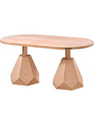 Masifart Guilie 200 Lük Pırlanta Oval Masa Cilasız Ham