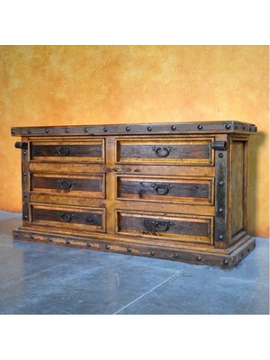 Masifart Romolo Çok Amaçlı Masif Ağaç Şifonyer