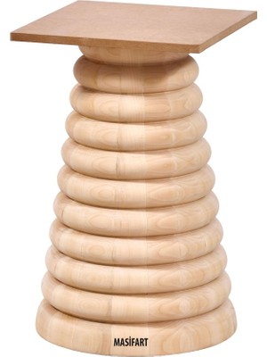 Masifart Catalina Kısa Class Konik Ayak Cilasız Ham