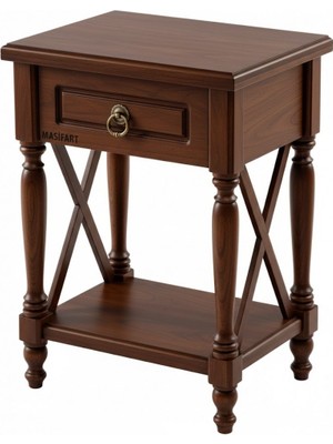 Masifart Agnus Çarpı Tornalı Komodin