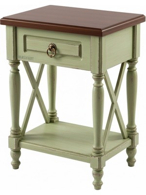 Masifart Agnus Çarpı Tornalı Komodin