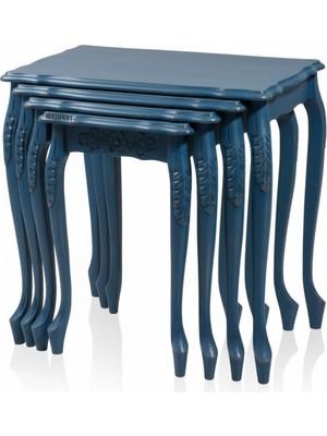 Masifart Modus Yüksek Kaba Oymalı Zigon Sehpa