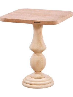 Masifart Arca Kare Vazo Bistro Masa Cilasız Ham