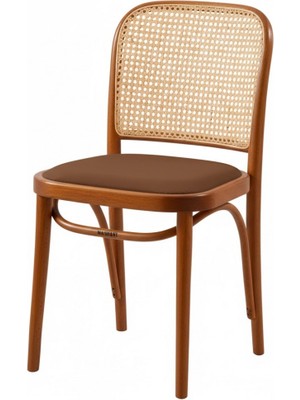 Masifart Avgustin Hasırlı Petek Döşemeli Sandalye