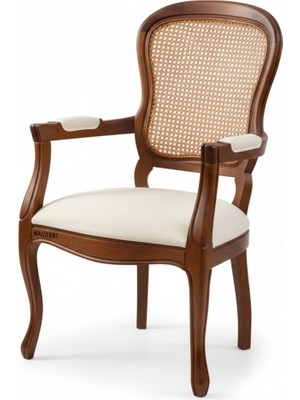 Masifart Renata Hasırlı Klasik Berjer