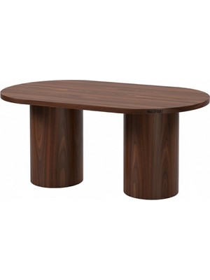 Masifart Twiska 160 Lık Kayın Silindir Oval Yemek Masası