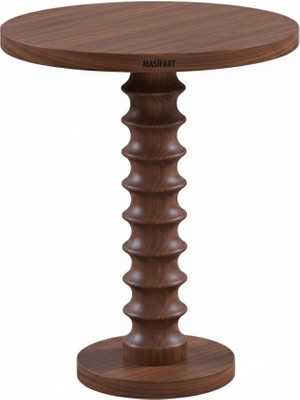 Masifart Plavia Yuvarlak Oslo Bistro Yemek Masası